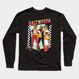 Salt N Pepa - 80s Aesthetic Design Long Sleeve T-Shirt